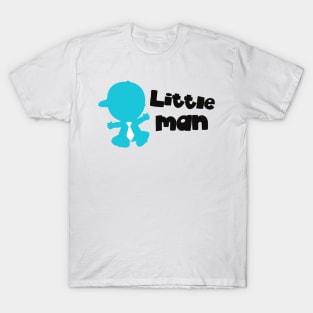 Little Man, Little Boy, Baby Silhouette, Tie T-Shirt